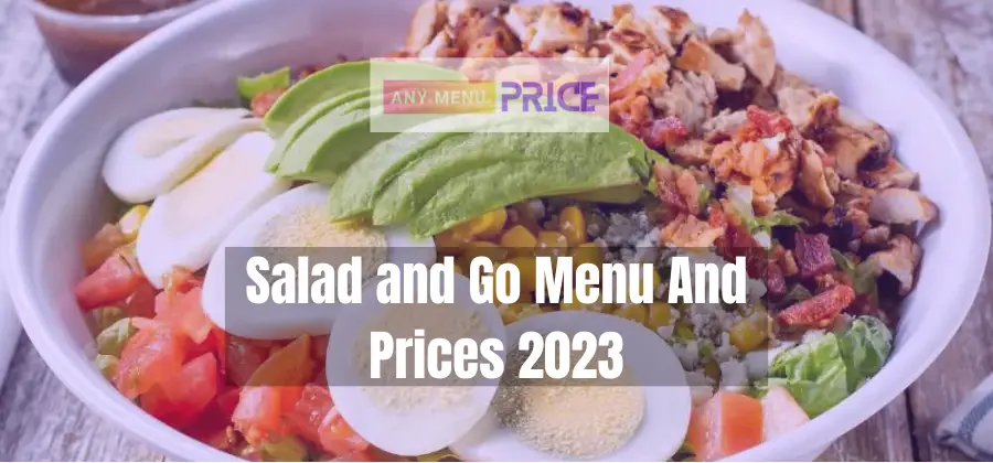 Menu - Salad And Go