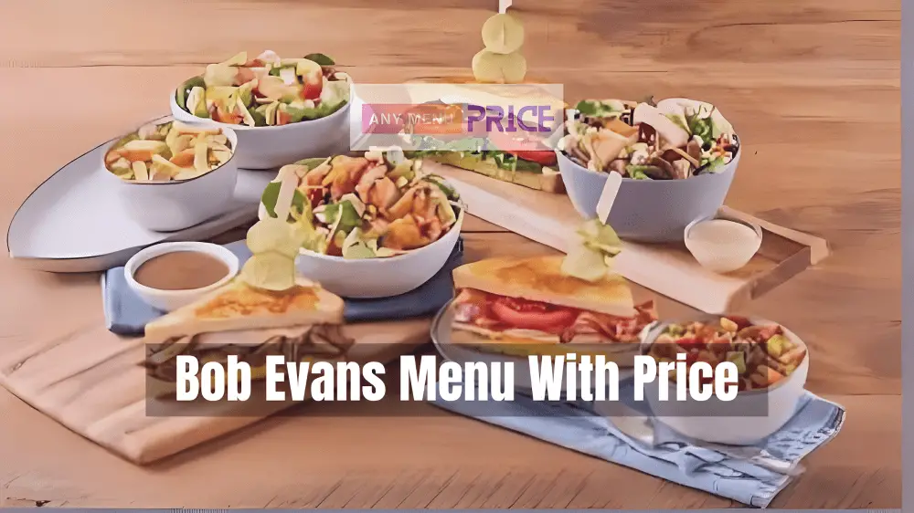 Bob Evans Menu With Price